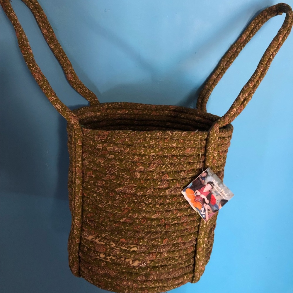 Beautiful handwoven farmers market basket
